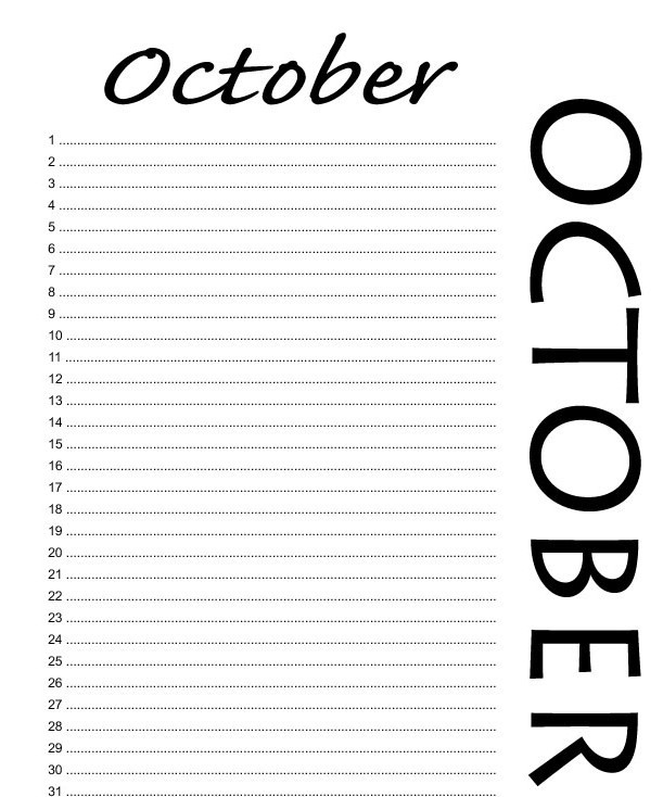 october